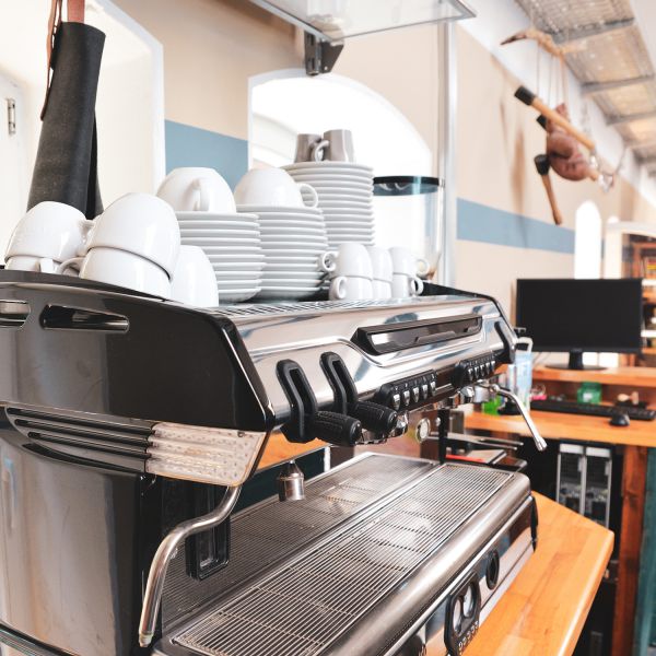 Die Kaffeemaschine für den Koffeinkick vor dem Training